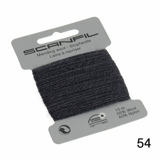 Scanfil Mending Wool 15m Dark Grey (54)