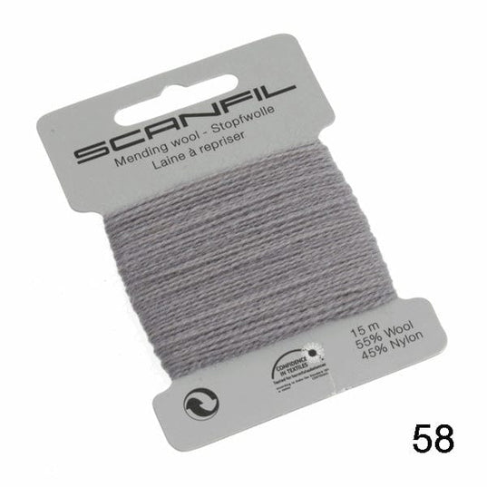Scanfil Mending Wool 15m School Grey (58)