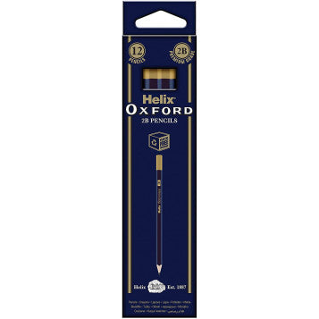 Helix Oxford Graphite Pencil 2B (12pk)