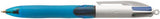 BIC 4 Colours Comfort Grip Ballpoint Pen 1.0mm Tip Blue/White Barrel Black/Blue/Green/Red Ink (12pk)