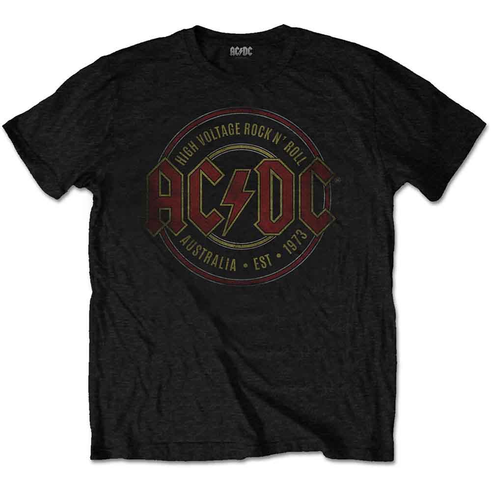 AC/DC Unisex T-Shirt Est. 1973 Black (XXXL)