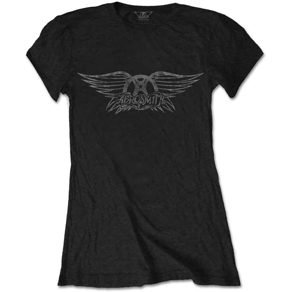Aerosmith Ladies T-Shirt Vintage Logo (L)
