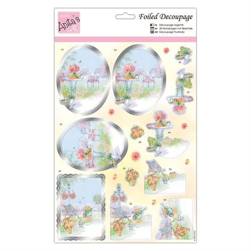 Anita's Foiled Decoupage - Springtime Florals