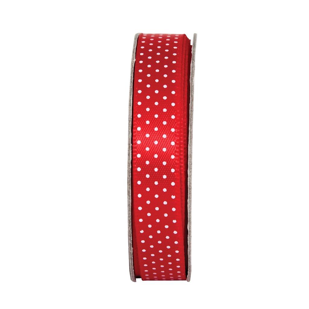 Anita's Spotted Ribbon 3m - Radiant Red