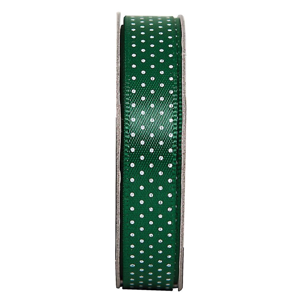 Anita's Spotted Ribbon 3m - Evergreen