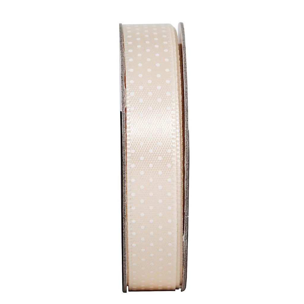 Anita's Spotted Ribbon 3m - Cream Blush