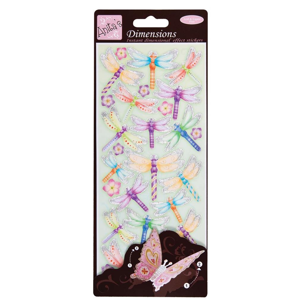 Anita's Dimensions Stickers - Damselflies