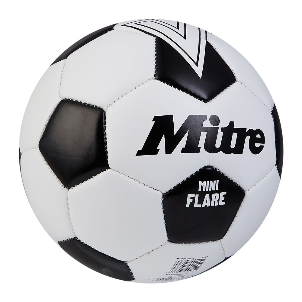 Mitre Flare Mini Football White/Black