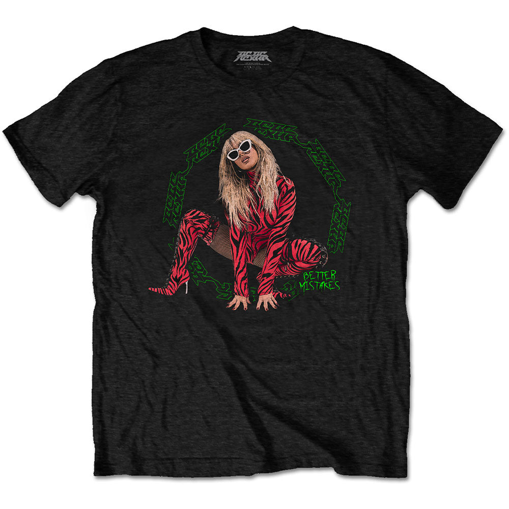 Bebe Rexha Unisex T-Shirt Better Mistakes Black (S)