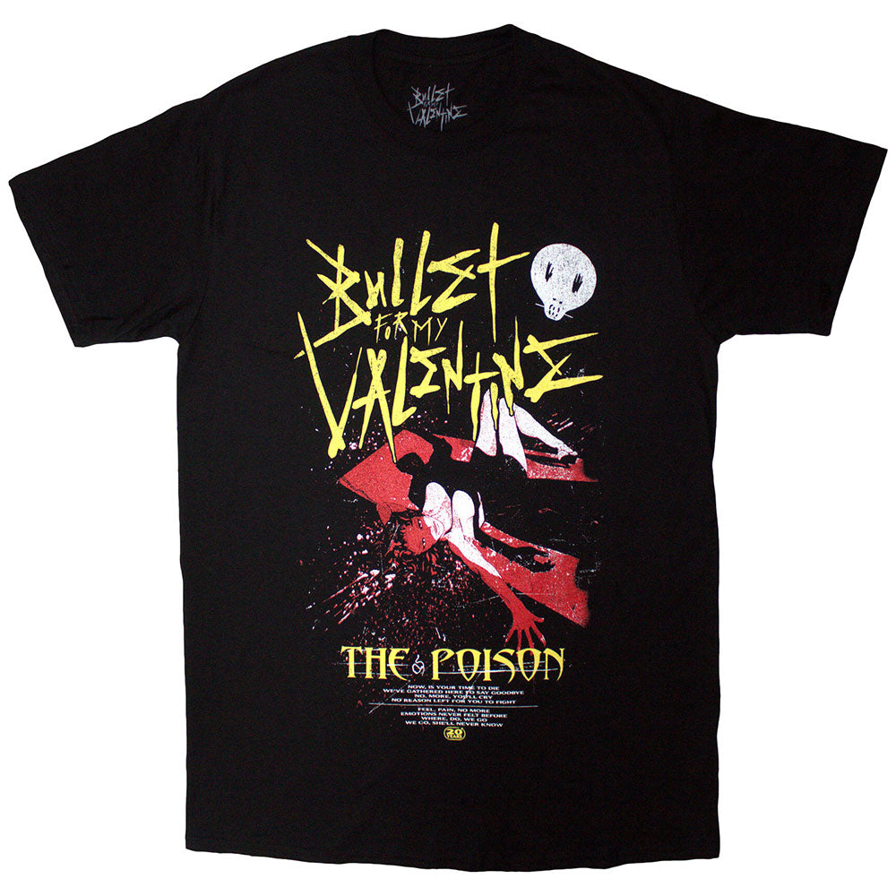 Bullet For My Valentine Unisex T-Shirt The Poison Cover Black (XL)