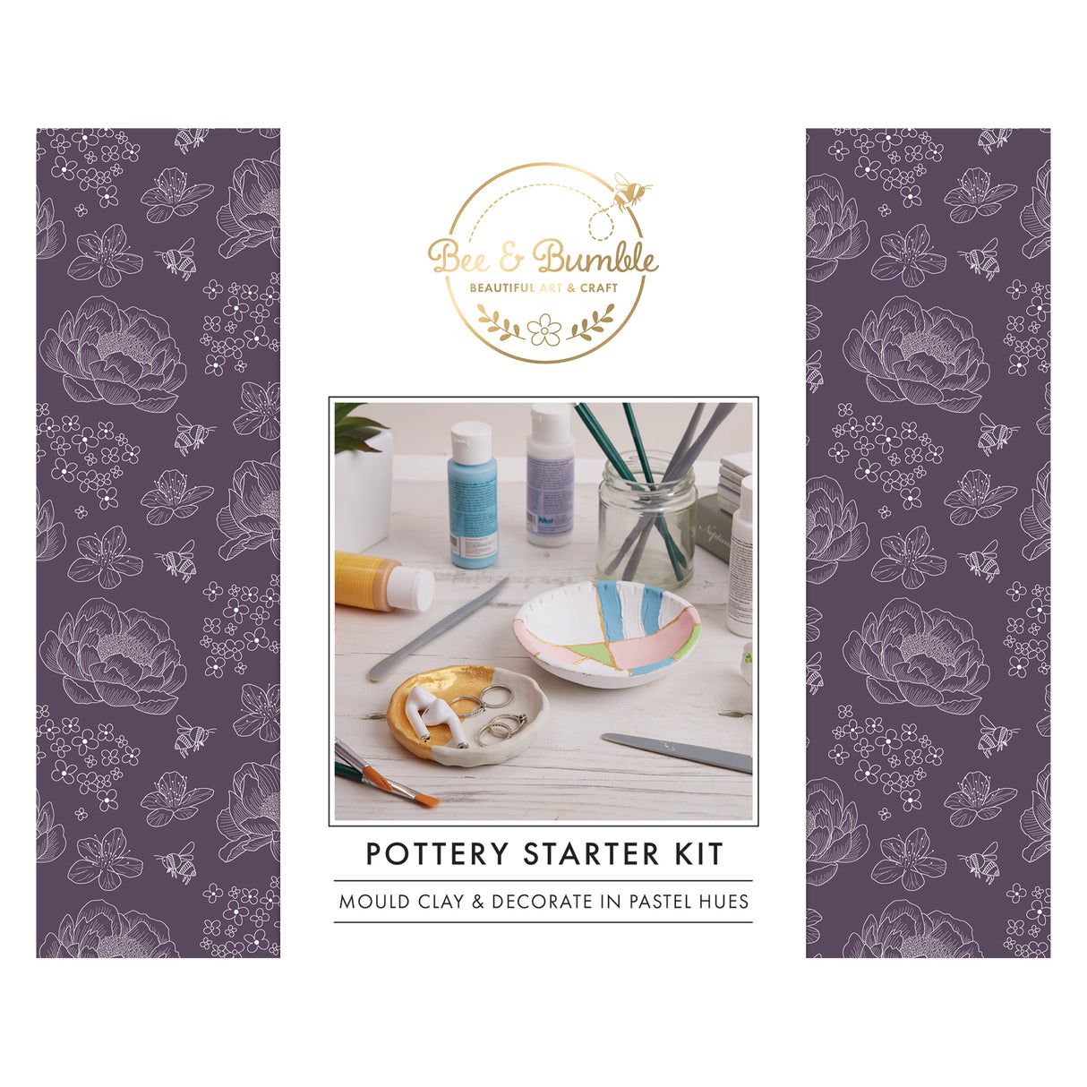 Bee & Bumble Pottery Starter Kit - Pastel