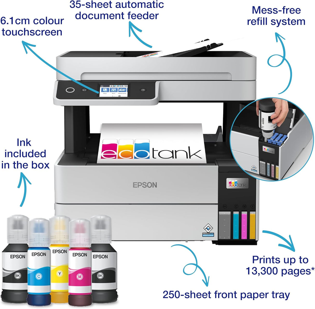 Epson EcoTank ET-5150 A4 Multifuncion Colour Inkjet Printer