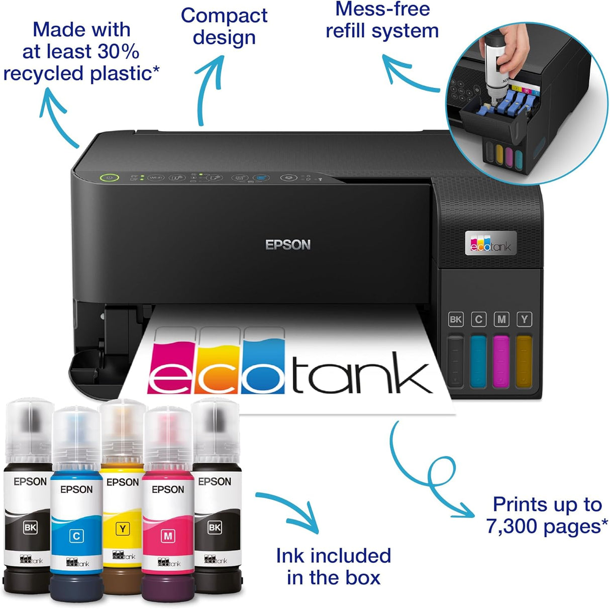 Epson EcoTank ET-2830 A4 Multifunction Colour Inkjet Printer