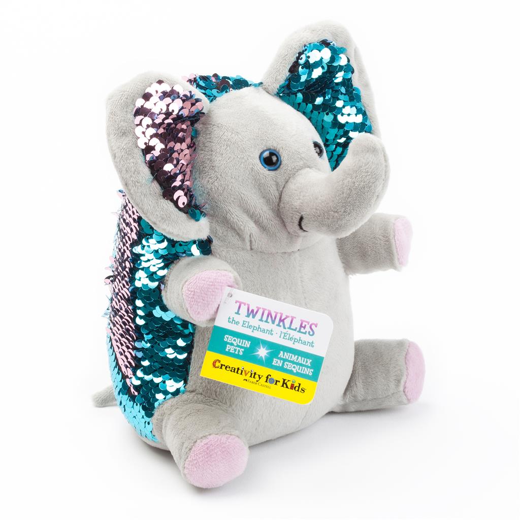 Creativity for Kids Mini Sequin Pets - Twinkles the Elephant