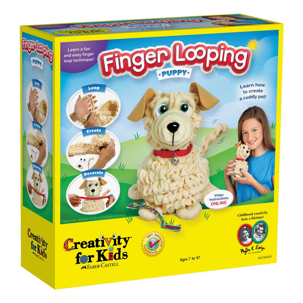 Creativity for Kids Finger Looping Puppy