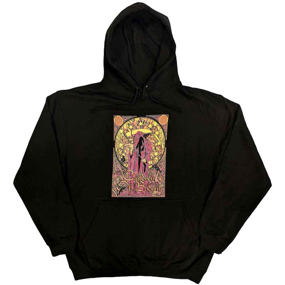 Children Of Bodom Unisex Pullover Hoodie Nouveau Reaper Black (L)