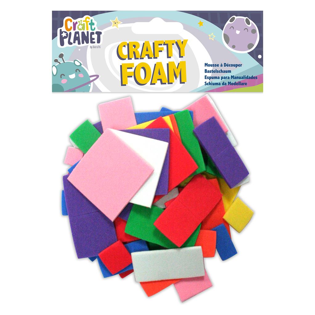 Craft Planet Crafty Foam Squares (75pcs)