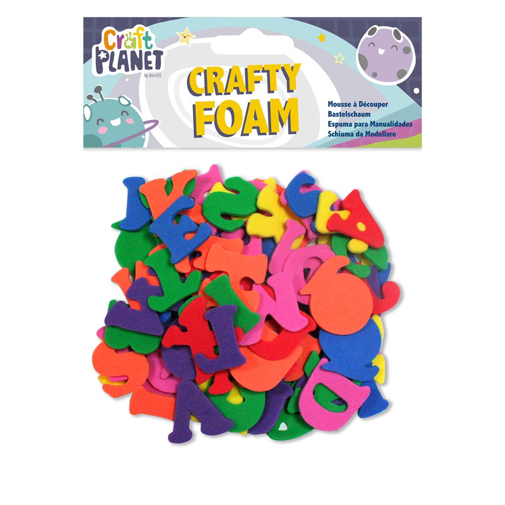 Craft Planet Crafty Foam Letters A-Z 25mm (78pcs)