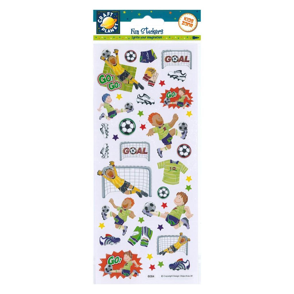 Craft Planet Fun Stickers - Football Match