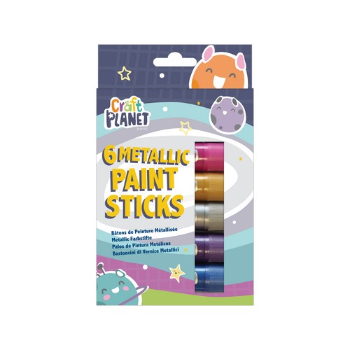 Craft Planet Paint Sticks - Metallic (6pk)