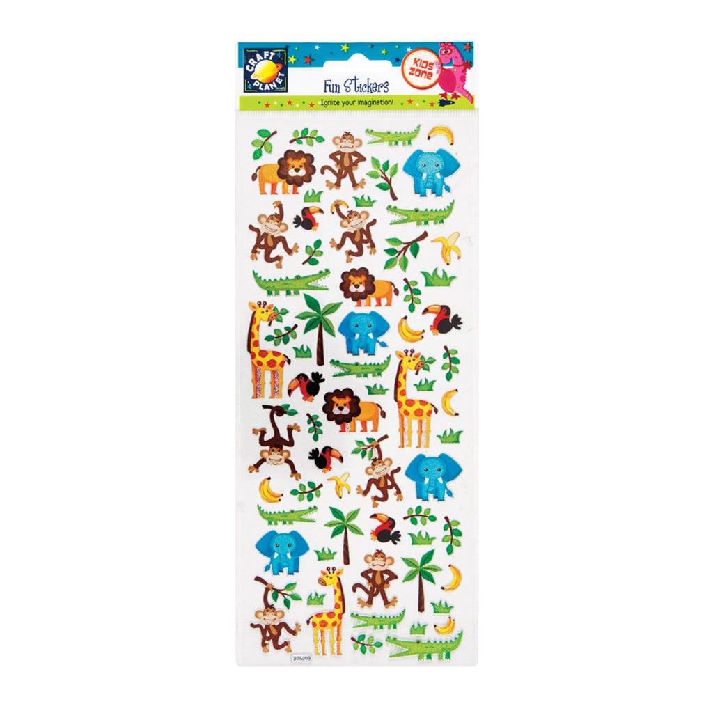 Craft Planet Fun Stickers - In The Zoo