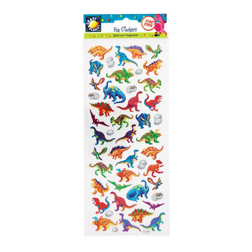 Craft Planet Fun Stickers - Dinosaurs