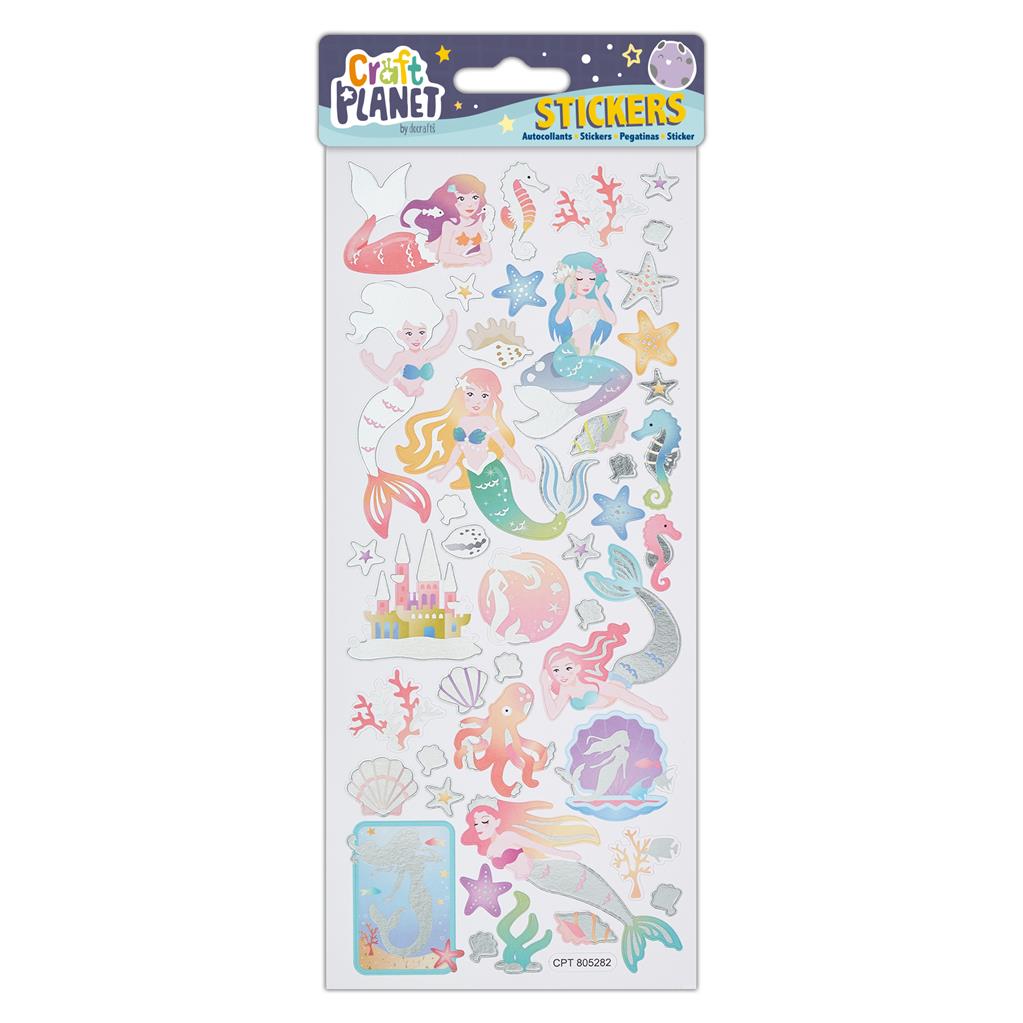 Craft Planet Fun Stickers - Mermaids