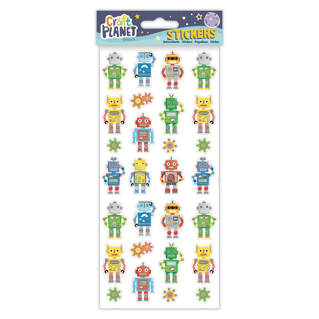 Craft Planet Fun Stickers - Robots