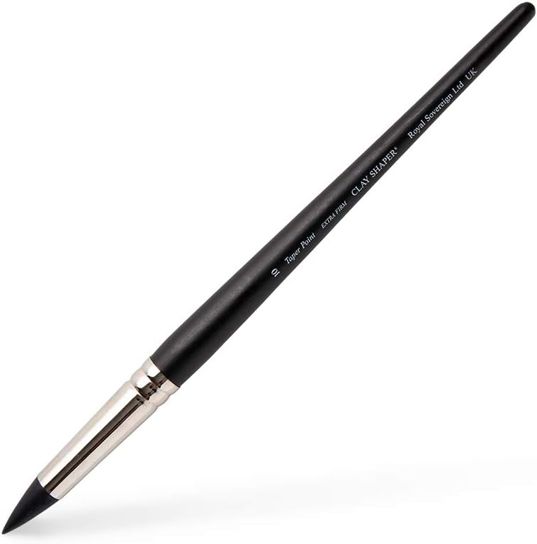 Colour Shaper Taper Point Clay Black Tip Size 10