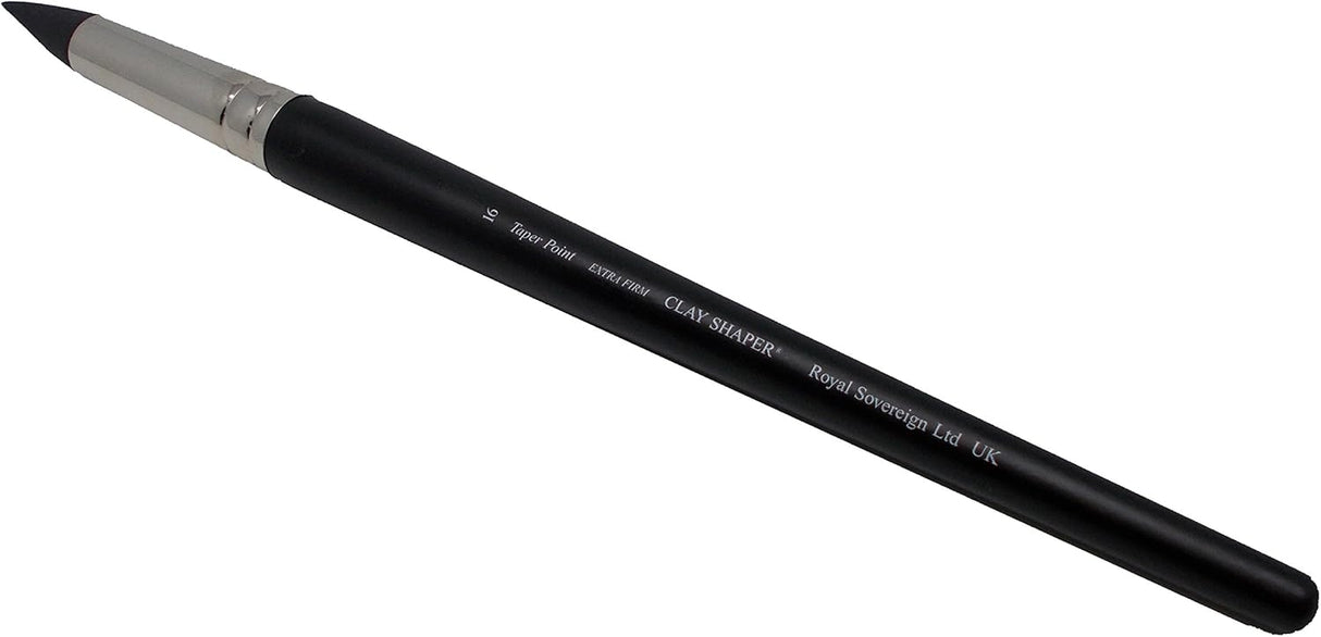 Colour Shaper Taper Point Clay Black Tip Size 16