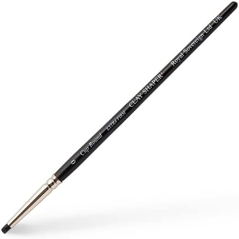 Colour Shaper Cup Round Clay Black Tip Size 0