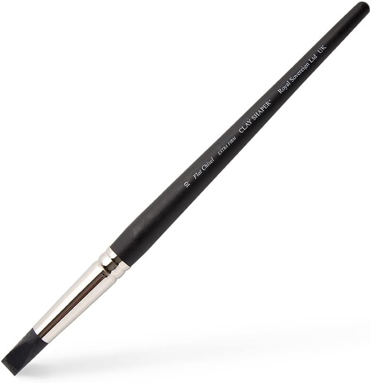 Colour Shaper Flat Chisel Clay Black Tip Size 10