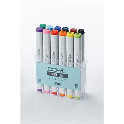 Copic Classic Marker Pen Set - Basic Colours (12pc)