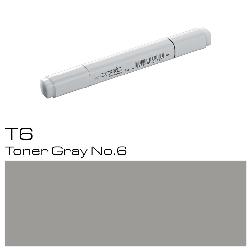 Copic Classic Marker Pen Toner Gray No. 6 (T6)