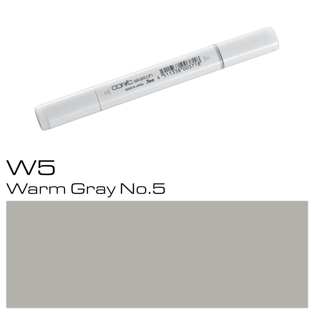 Copic Sketch Marker Pen Warm Gray No. 5 (W5)