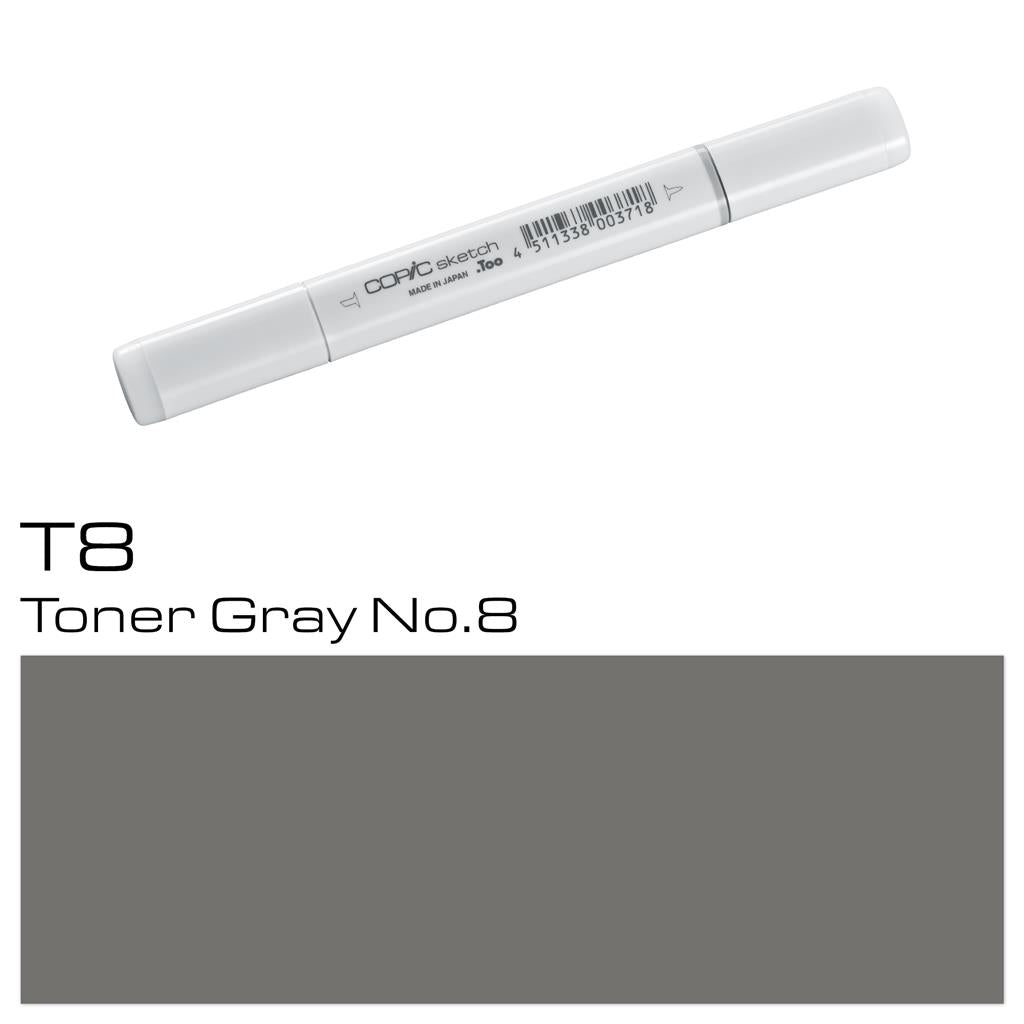 Copic Sketch Marker Pen Toner Gray No. 8 (T8)