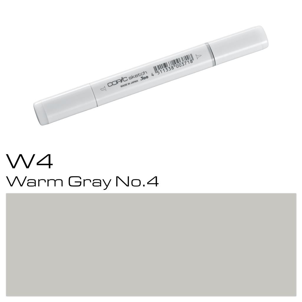 Copic Sketch Marker Pen Warm Gray No. 4 (W4)