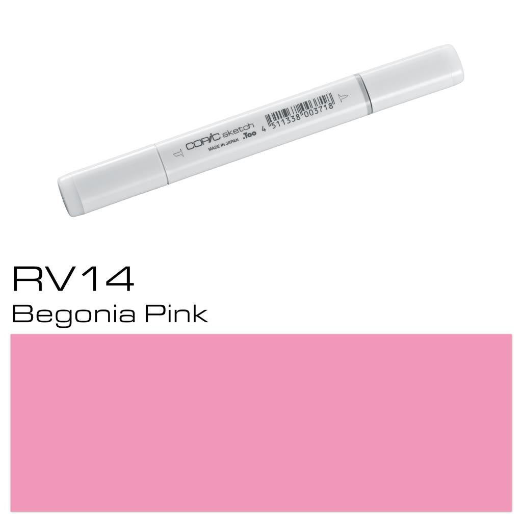 Copic Sketch Marker Pen Begonia Pink (RV14)