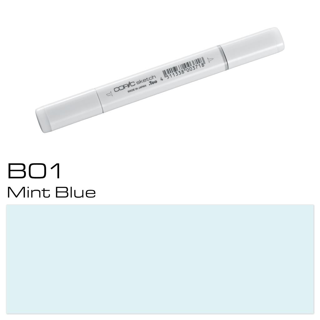 Copic Sketch Marker Pen Mint Blue (B01)