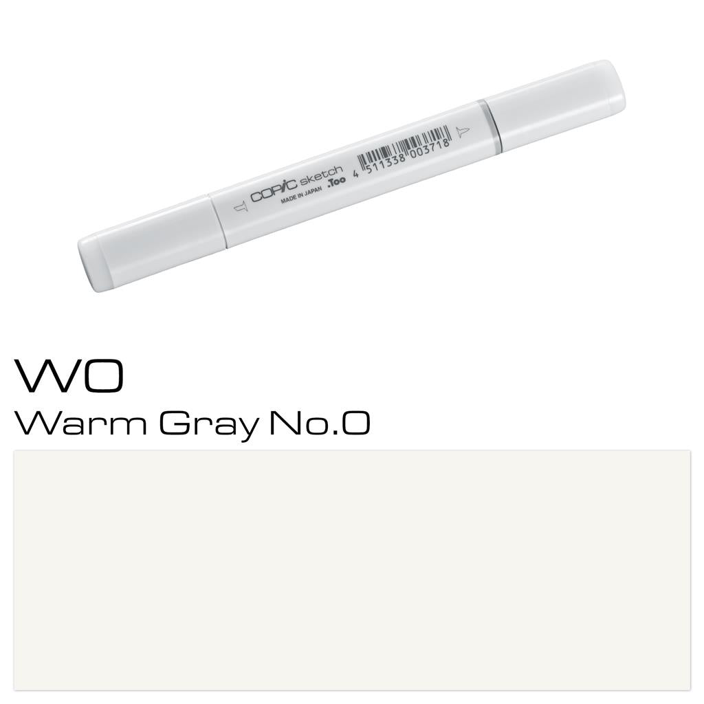 Copic Sketch Marker Pen Warm Gray No. 00 (W00)