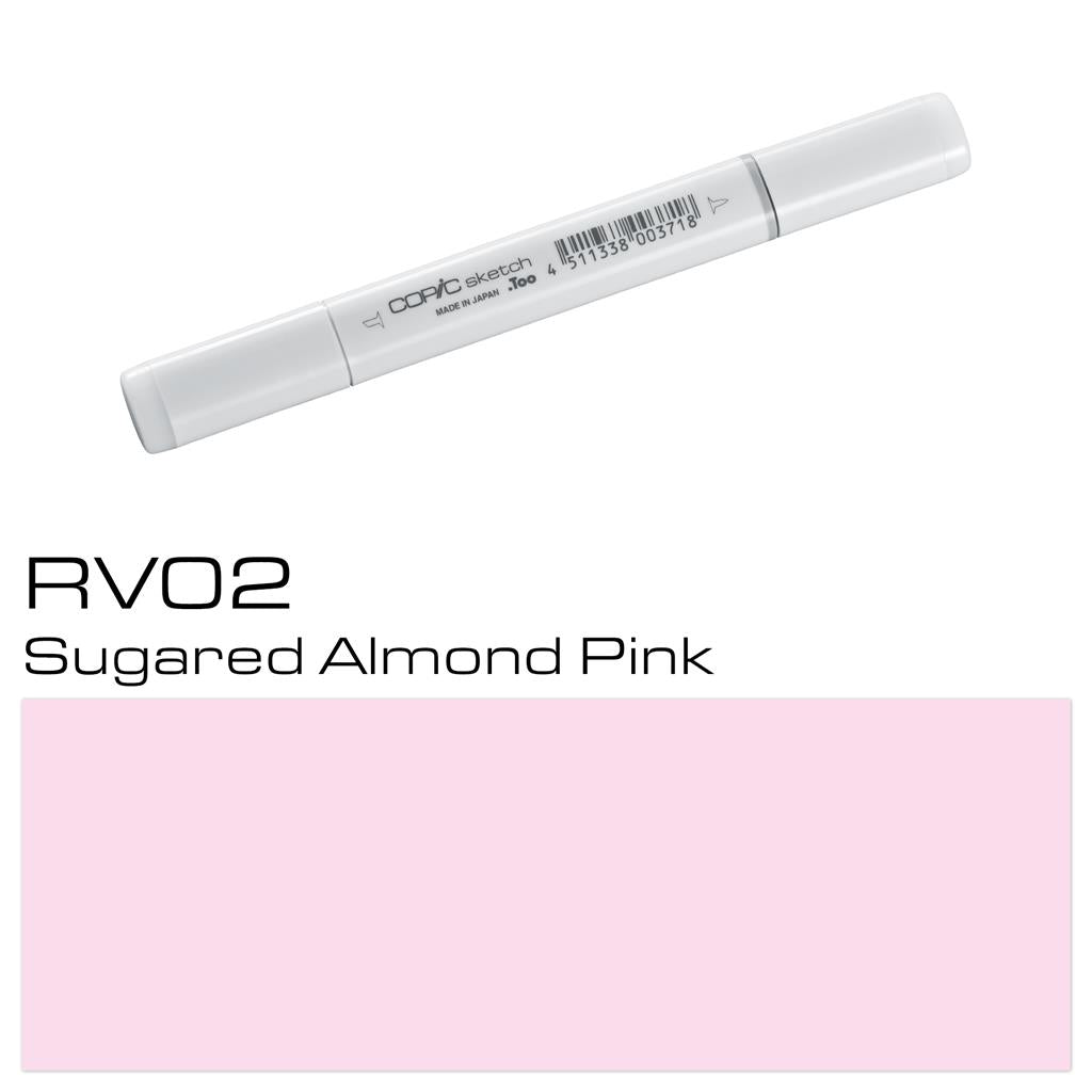 Copic Sketch Marker Pen Sugared Almond Pink (RV02)