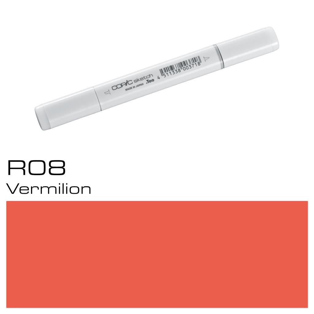 Copic Sketch Marker Pen Vermilion (R08)