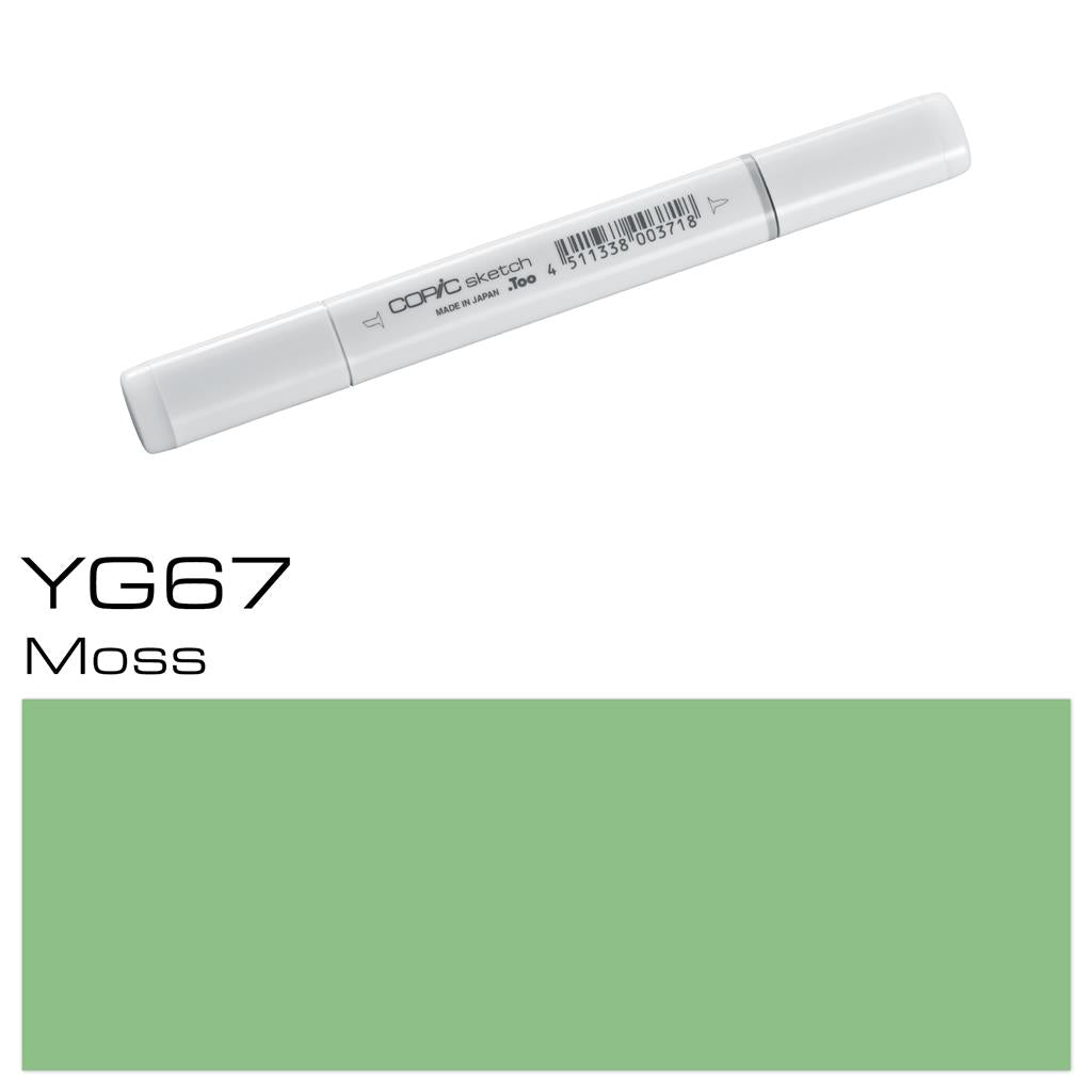 Copic Sketch Marker Pen Moss (YG67)