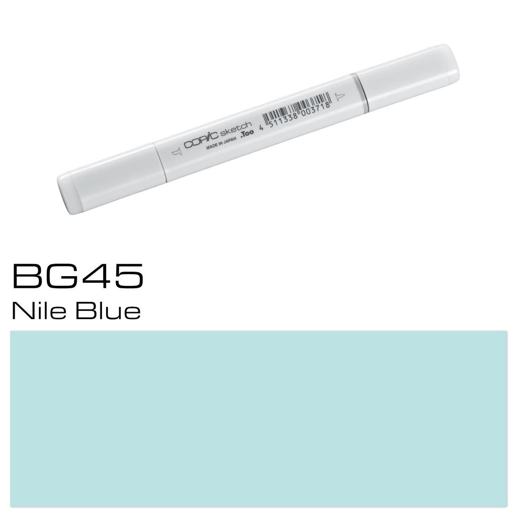 Copic Sketch Marker Pen Nile Blue (BG45)