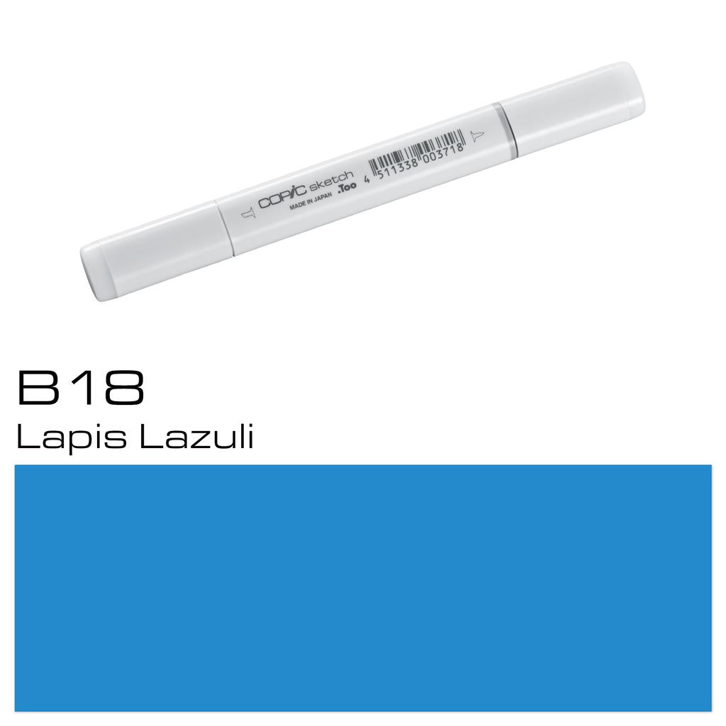 Copic Sketch Marker Pen Lapis Lazuli (B18)