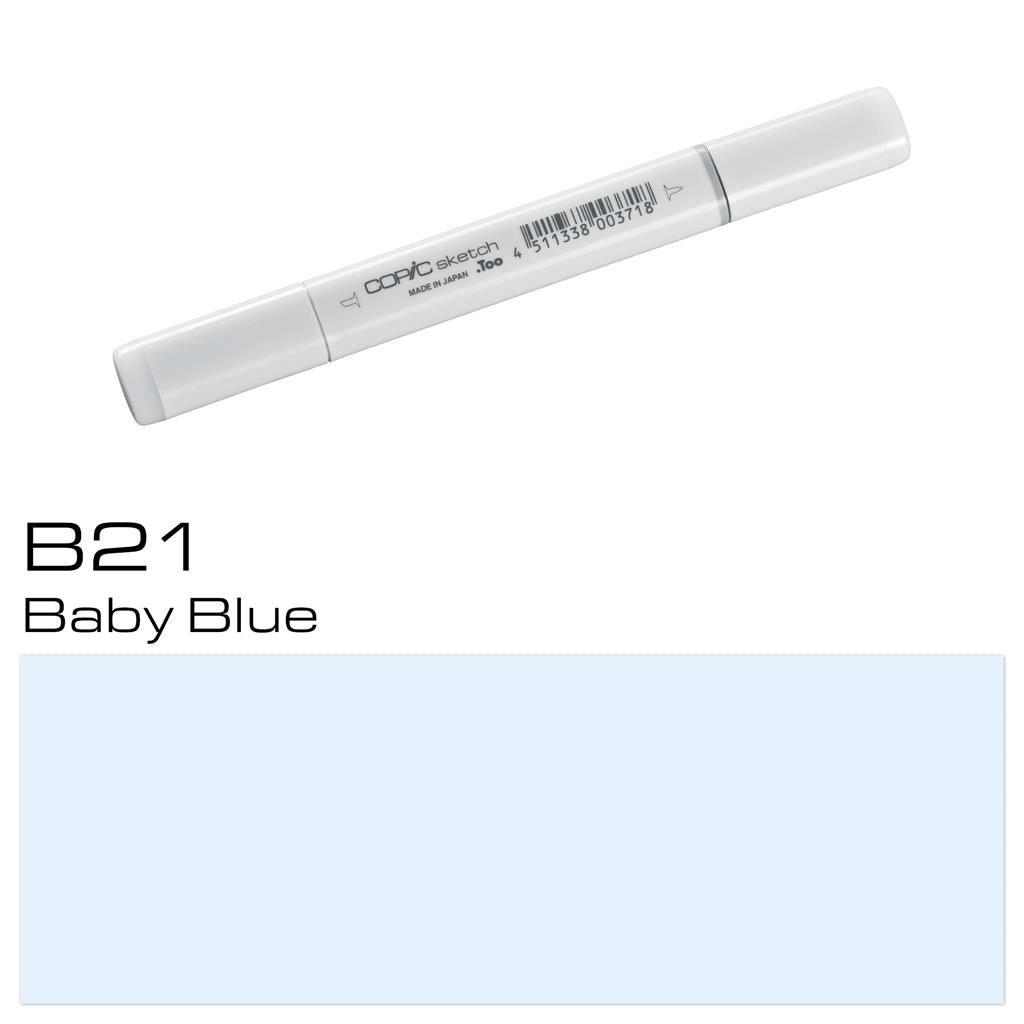 Copic Sketch Marker Pen Baby Blue (B21)