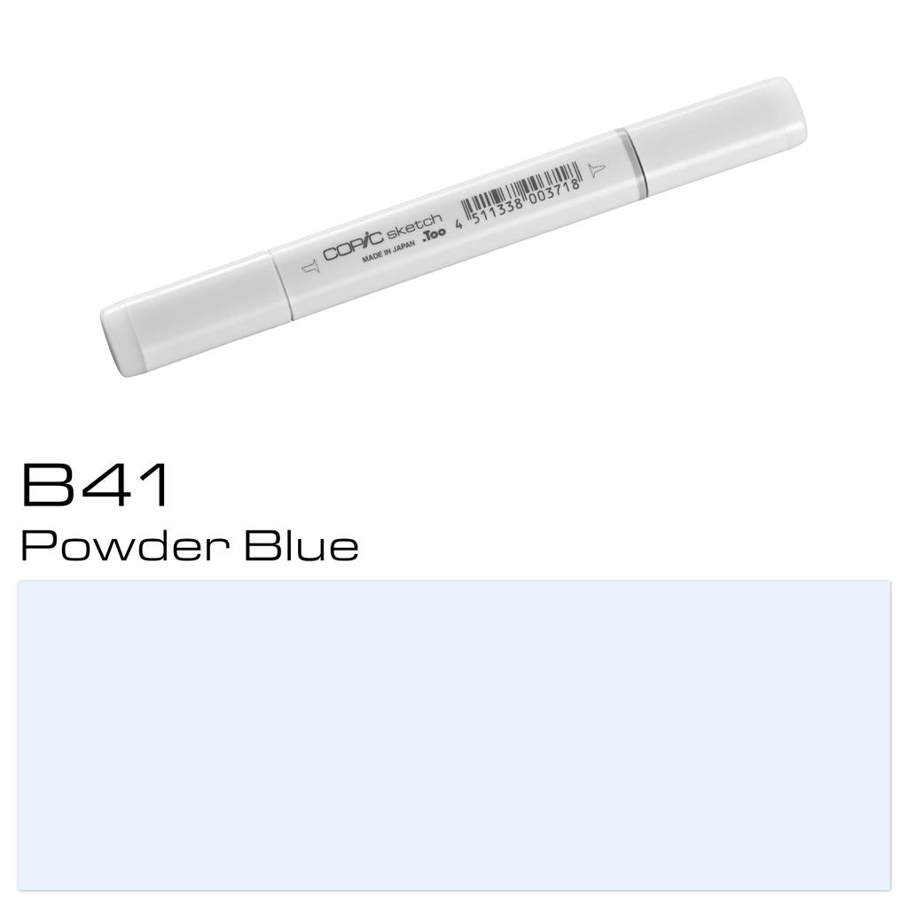 Copic Sketch Marker Pen Powder Blue (B41)