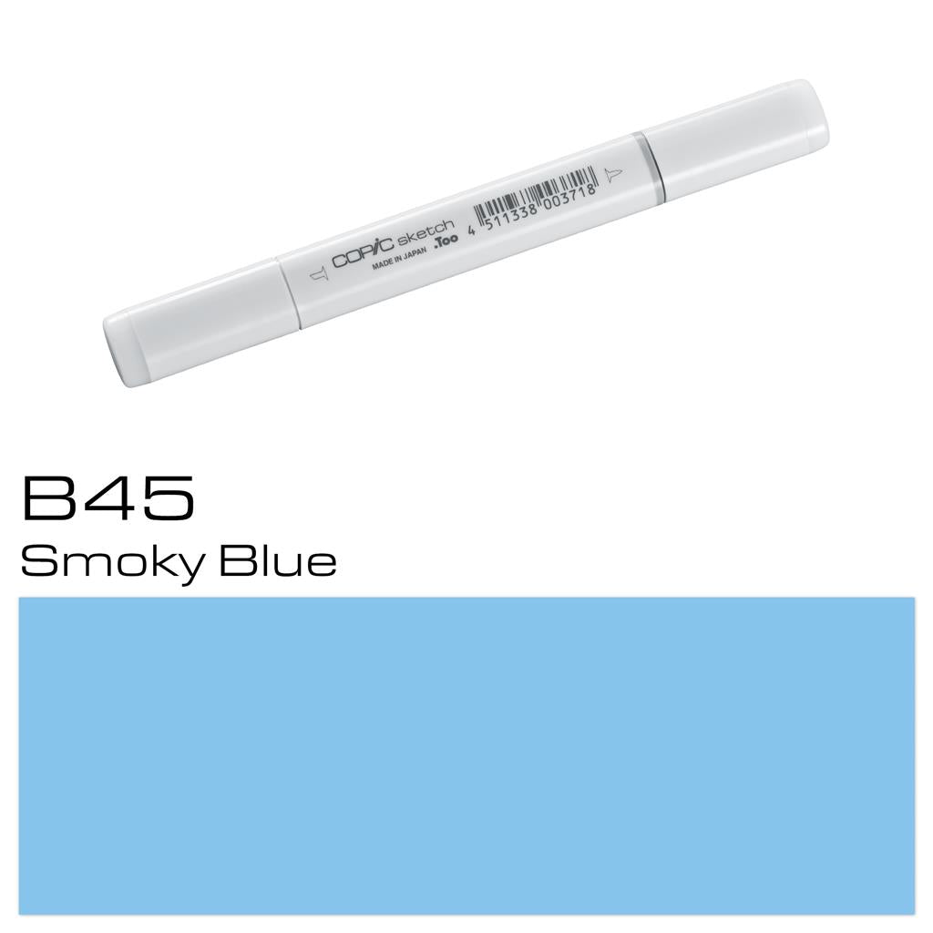 Copic Sketch Marker Pen Smoky Blue (B45)