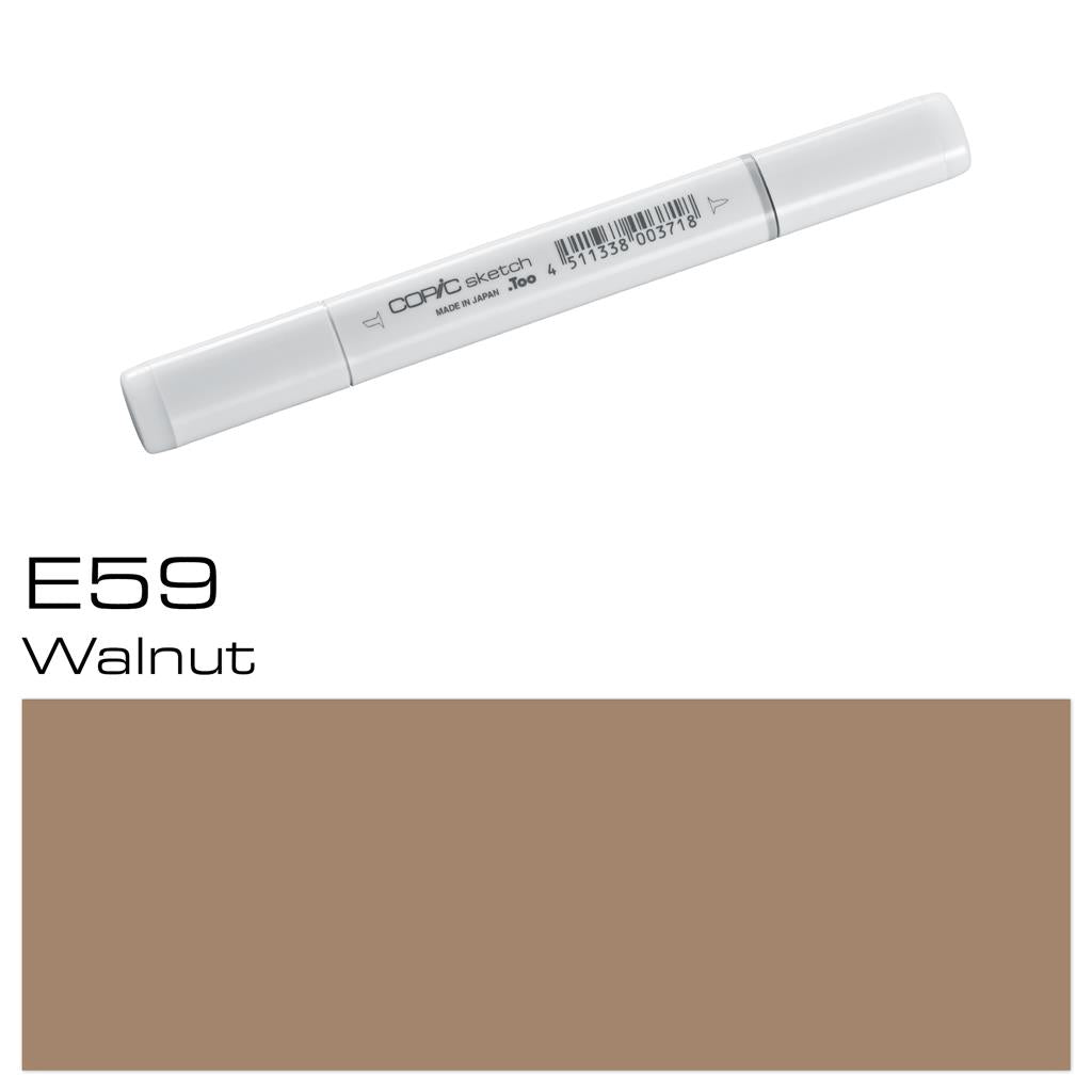 Copic Sketch Marker Pen Walnut (E59)