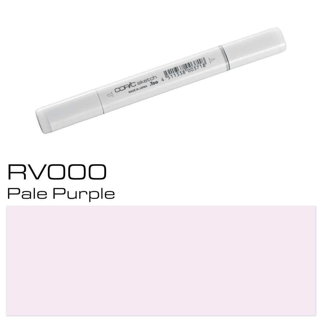 Copic Sketch Marker Pen Pale Purple (RV000)